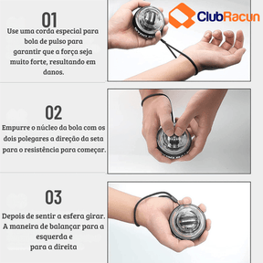 Fit gyroball™- bola de treinamento para ante braço - Club Racun