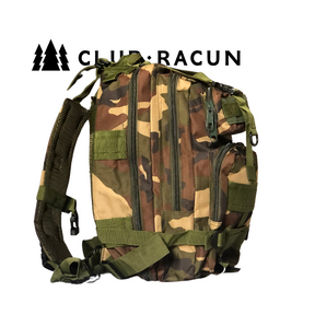 Mochila Tática Racun® - Assalt 30L 3D Camuflada Padrão