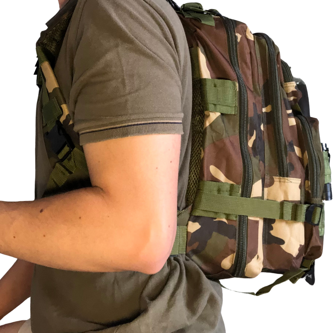 Mochila Tática Racun® - Assalt 30L 3D Camuflada Padrão