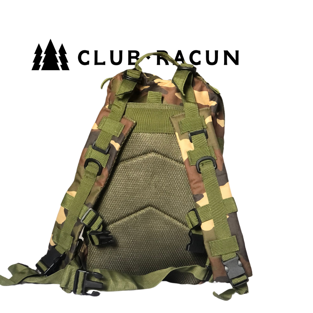 Mochila Tática Racun® - Assalt 30L 3D Camuflada Padrão